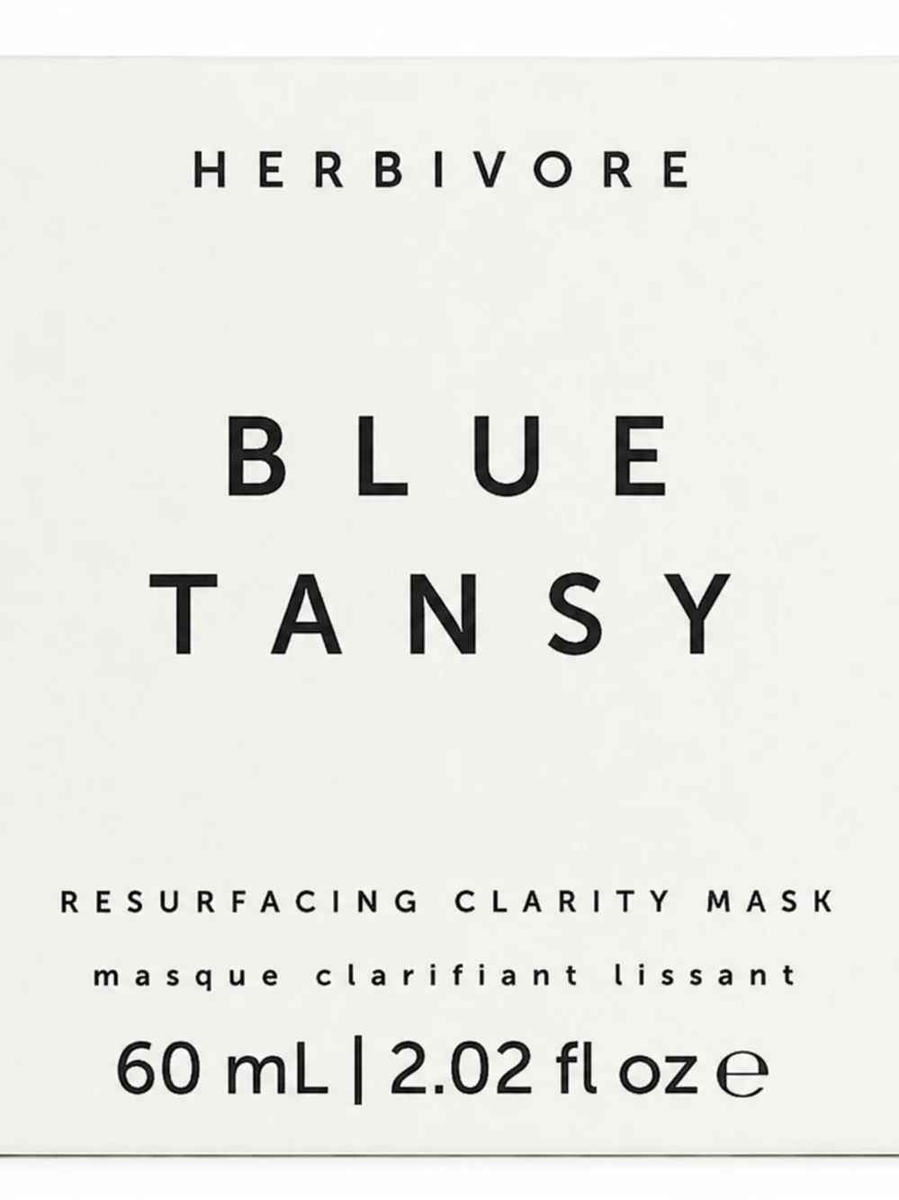Herbivore Blue Tansy Resurfacing Clarity Mask 2.02 oz 60 mL | New in Box